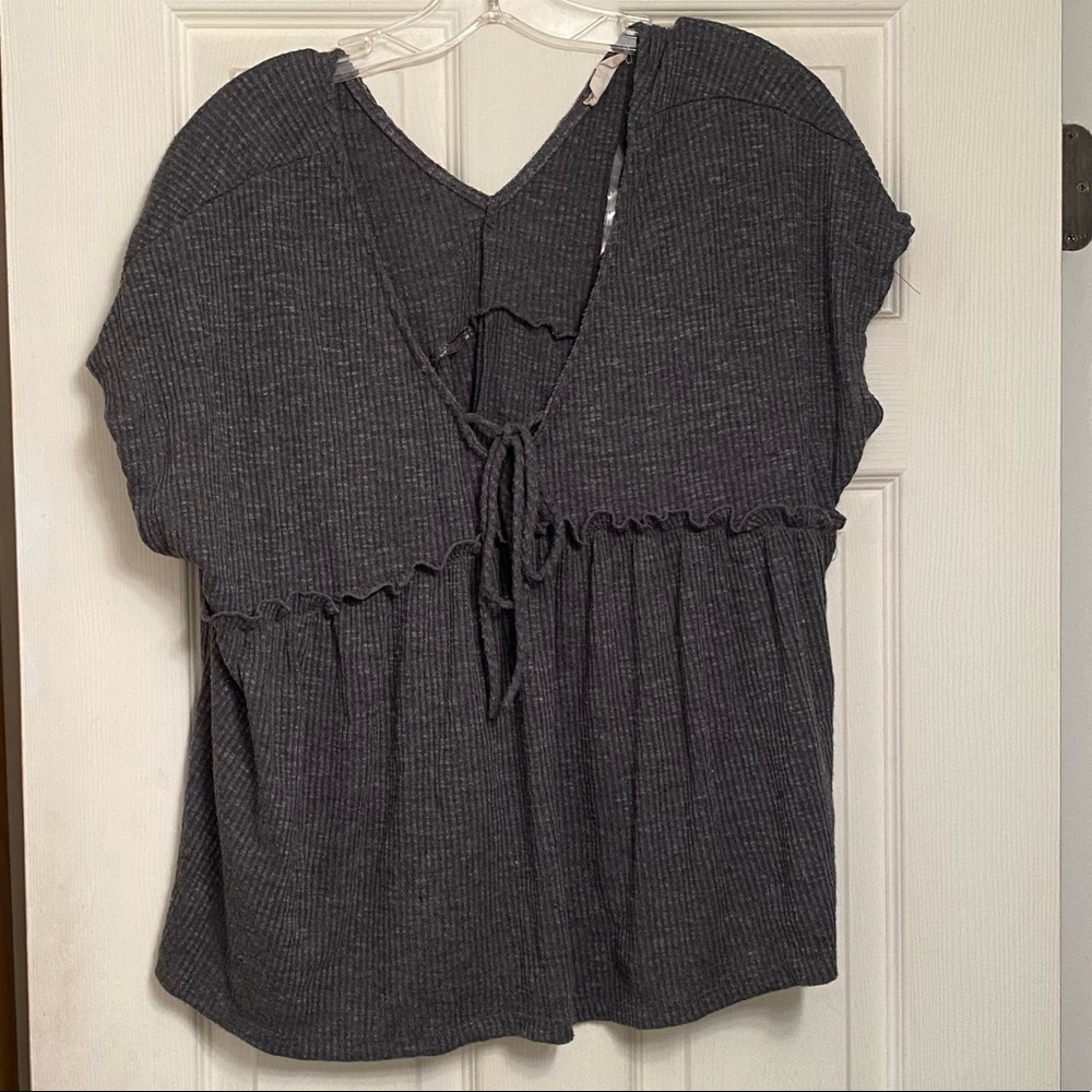 Altar’d State Grey Blouse